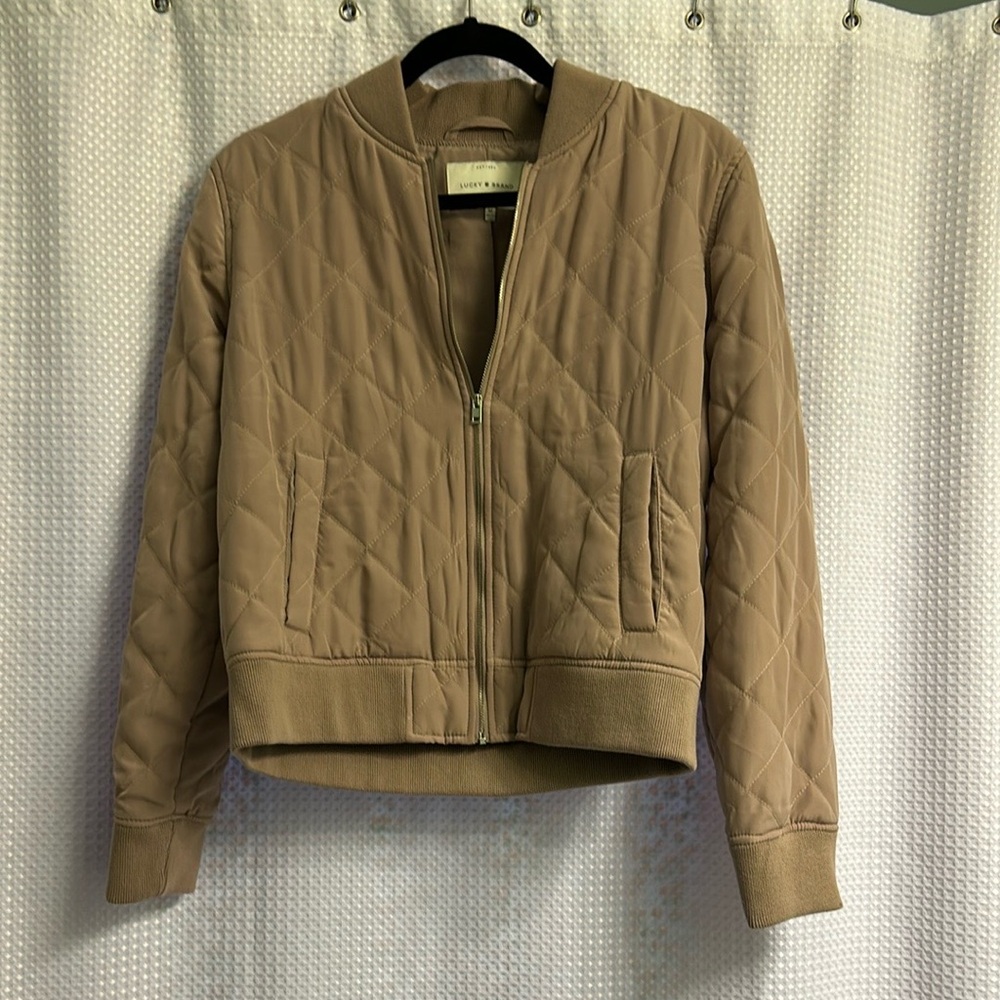 Lucky Brand quilted bomber jacket